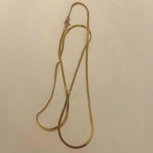 10K gold snake chain necklace